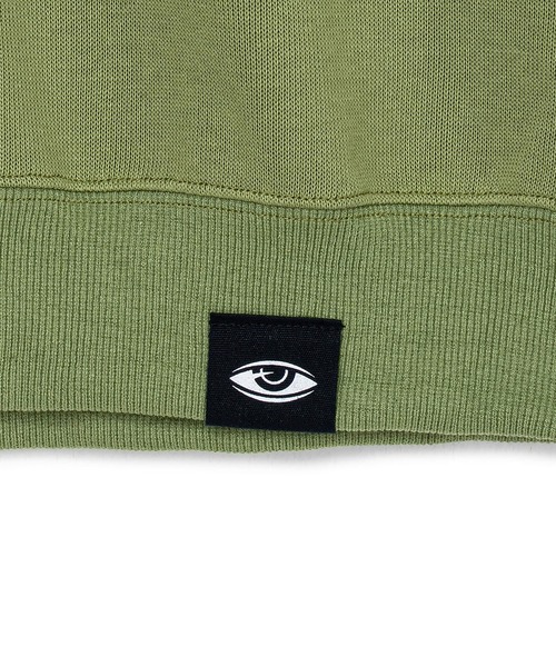 TOY MACHINE(トイ マシーン)の「TM OG MONSTER DOUBLE-SIDED JERSEY CREW NECK(スウェット・メンズ・オリーブ/ブラック・XL/L/M)」の8枚目の写真