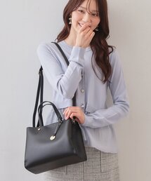 index | 2WAYカシメデザインミドルトート(トートバッグ)