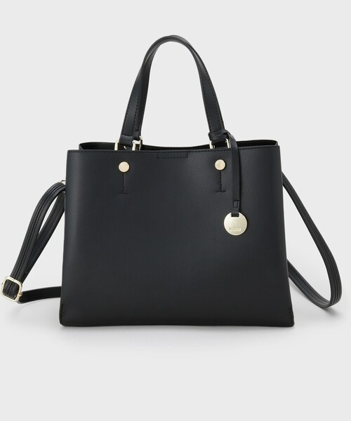 index（インデックス）の「2WAYカシメデザインミドルトート（トートバッグ・レディース・ブラック/ベージュ/サックスブルー系4・00）」の11枚目の写真