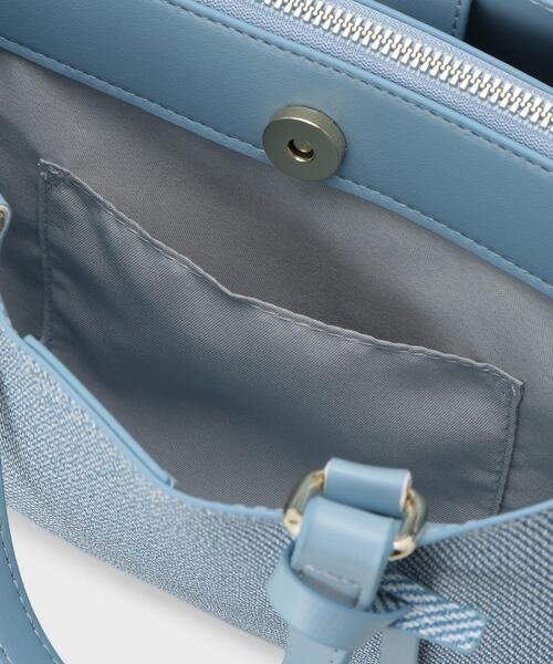 index（インデックス）の「2WAYカシメデザインミドルトート（トートバッグ・レディース・ブラック/ベージュ/サックスブルー系4・00）」の21枚目の写真