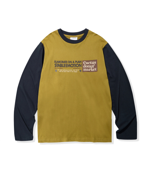 CACTUSDONUTMARKET（カクタスドーナツマーケット）の「Emotion LS Tee - Mustard（Tシャツ/カットソー・メンズ・その他・MEDIUM/LARGE）」の2枚目の写真