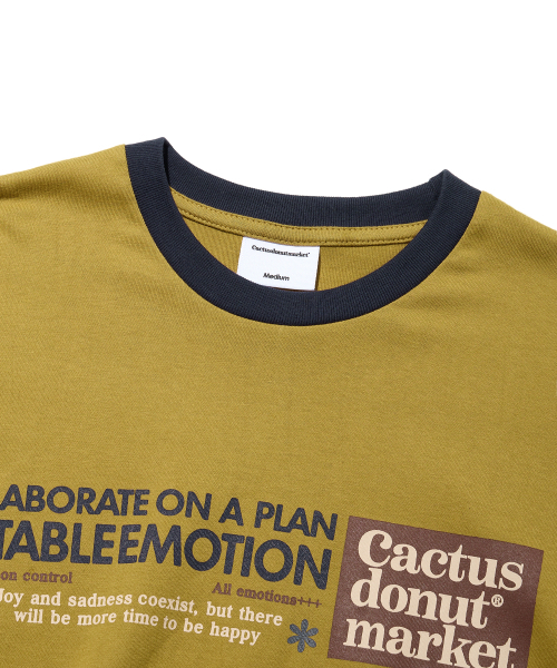 CACTUSDONUTMARKET（カクタスドーナツマーケット）の「Emotion LS Tee - Mustard（Tシャツ/カットソー・メンズ・その他・MEDIUM/LARGE）」の4枚目の写真