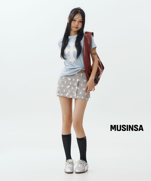 SETUP-EXE(セットアップイーエックスイー)の「STAR DOUBLE BUTTON SKIRT PANTS / GRAY(スカート・レディース・その他・SMALL/MEDIUM)」の10枚目の写真