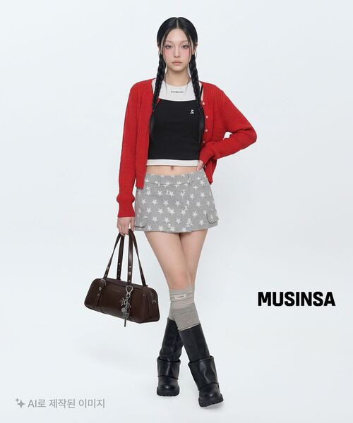 SETUP-EXE(セットアップイーエックスイー)の「STAR DOUBLE BUTTON SKIRT PANTS / GRAY(スカート・レディース・その他・SMALL/MEDIUM)」の12枚目の写真