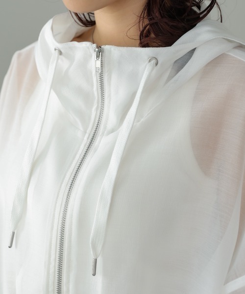 Bab(バブ)の「【再販決定!】フード付きボリュームマウンテンパーカー(パーカー・レディース・グレイッシュベージュ/ブラック/アイボリー・FREE)」の12枚目の写真