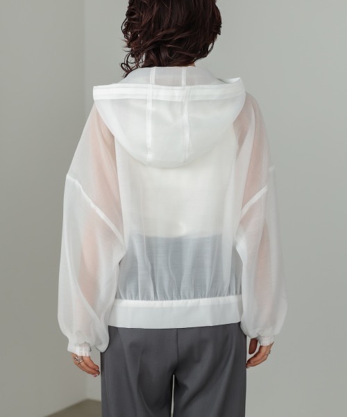 Bab(バブ)の「【再販決定!】フード付きボリュームマウンテンパーカー(パーカー・レディース・グレイッシュベージュ/ブラック/アイボリー・FREE)」の16枚目の写真