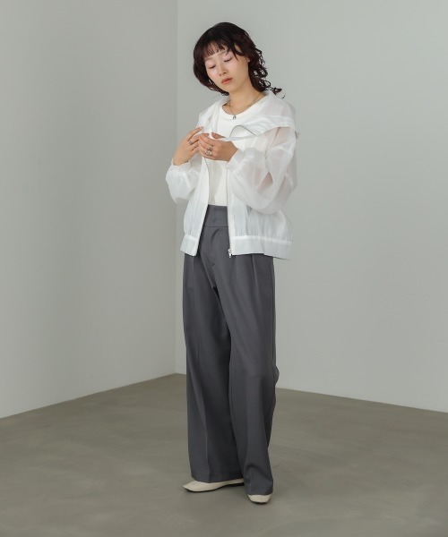 Bab(バブ)の「【再販決定!】フード付きボリュームマウンテンパーカー(パーカー・レディース・グレイッシュベージュ/ブラック/アイボリー・FREE)」の18枚目の写真