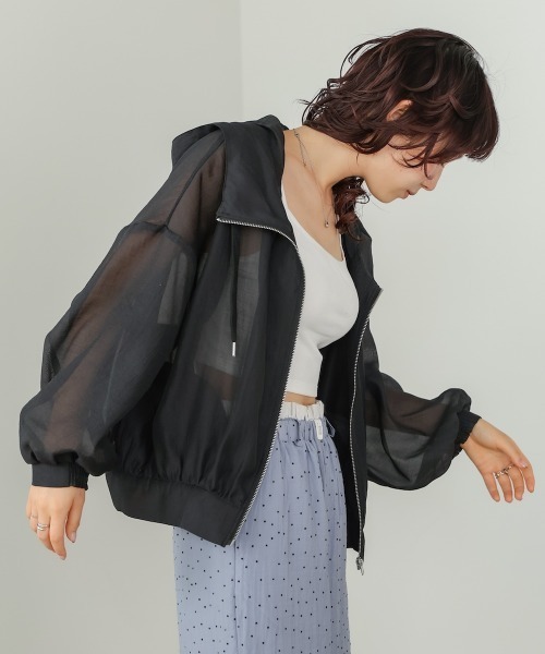 Bab(バブ)の「【再販決定!】フード付きボリュームマウンテンパーカー(パーカー・レディース・グレイッシュベージュ/ブラック/アイボリー・FREE)」の19枚目の写真