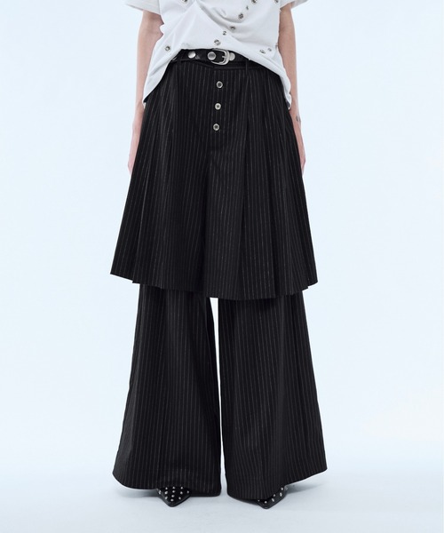 seyto(セイト)の「Lame stripe pleats half pants / ラメストライププリーツハーフパンツ(その他パンツ・メンズ・グレー/ブラック・3/2/1)」の21枚目の写真