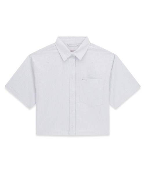 GUESS JEANS(ゲスジーンズ)の「GUESS JEANS BOXY Pocket Shirt シャツ ブラウス(シャツ/ブラウス・レディース・ライトグレー・X-SMALL/SMALL/MEDIUM)」の5枚目の写真