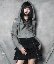 LAZYSLAY（レイジースレイ）の「フード付きカットパーカー（パーカー）」