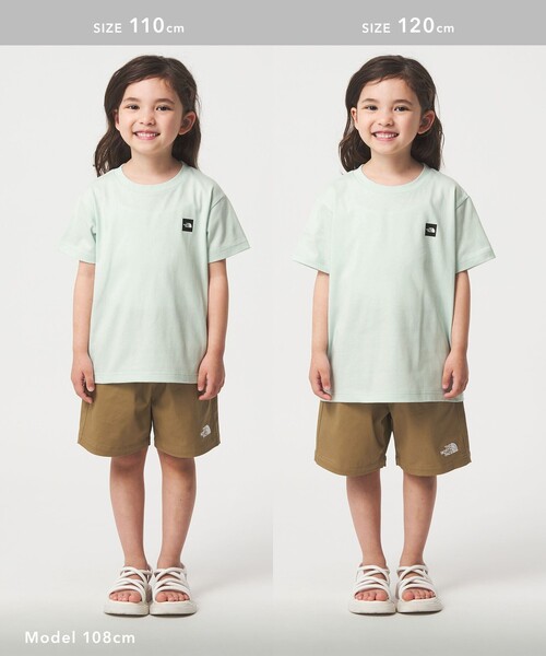 THE NORTH FACE(ザノースフェイス)の「【WEB限定】<THE NORTH FACE>スモールボックス ロゴTシャツ 110cm-120cm(Tシャツ/カットソー・キッズ・ライム/ホワイト/ネイビー・120cm/110cm)」の6枚目の写真