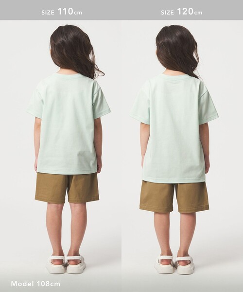 THE NORTH FACE(ザノースフェイス)の「【WEB限定】<THE NORTH FACE>スモールボックス ロゴTシャツ 110cm-120cm(Tシャツ/カットソー・キッズ・ライム/ホワイト/ネイビー・120cm/110cm)」の8枚目の写真