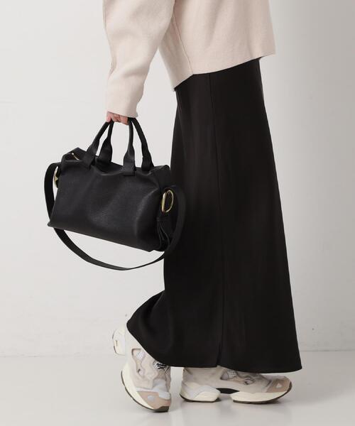 TOFF&LOADSTONE（トフアンドロードストーン）の「Easy Boston（イージーボストン）（ボストンバッグ・レディース・ブラック/ホワイト系/グレー系その他6/ブラウン系その他2/シルバー/サンドベージュ・00）」の7枚目の写真