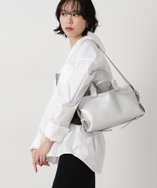 TOFF&LOADSTONE（トフアンドロードストーン）の「Easy Boston（イージーボストン）（ボストンバッグ・レディース・ブラック/ホワイト系/グレー系その他6/ブラウン系その他2/シルバー/サンドベージュ・00）」の12枚目の写真