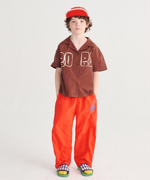 BOBO CHOSES（ボボショーズ）の「Bobo Choses Thin 半袖シャツ【キッズ】（シャツ/ブラウス・キッズ・ブラウン・100/110/120/130）」の2枚目の写真