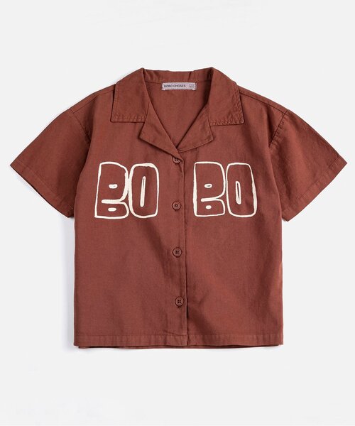 BOBO CHOSES（ボボショーズ）の「Bobo Choses Thin 半袖シャツ【キッズ】（シャツ/ブラウス・キッズ・ブラウン・100/110/120/130）」の6枚目の写真