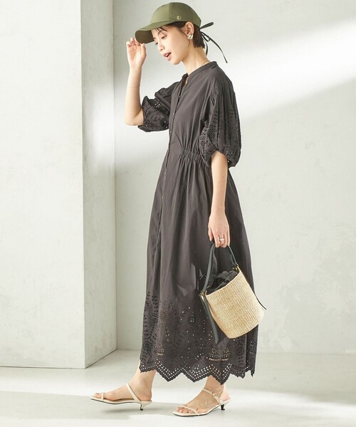 Revis.(レヴィス)の「Revis:〈UVカット / 撥水 / 透湿〉リボン キャップ(キャップ・レディース・ブラック/オリーブ/ベージュ系・ONE SIZE)」の17枚目の写真