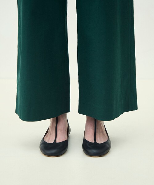 MACPHEE（マカフィー）の「コットンレーヨンリネンストレッチ ストレートパンツ（その他パンツ・レディース・ライトベージュ/チャコールグレー/ブルー/グリーン・32/34/36）」の13枚目の写真