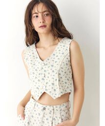 CALNAMUR（カルナムール）の「ツイルフワラーベスト（ベスト）」