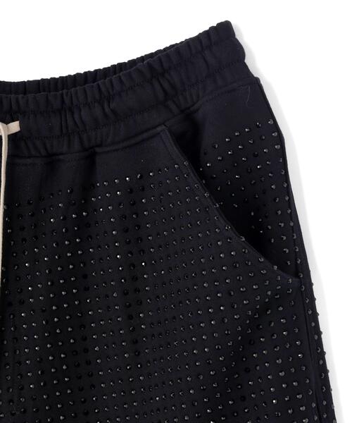 DANKE SCHON（ダンケシェーン）の「DankeSchon/ダンケシェーン/LINESTONE SHORTS（スウェットパンツ・メンズ・ブラック・M/L）」の8枚目の写真