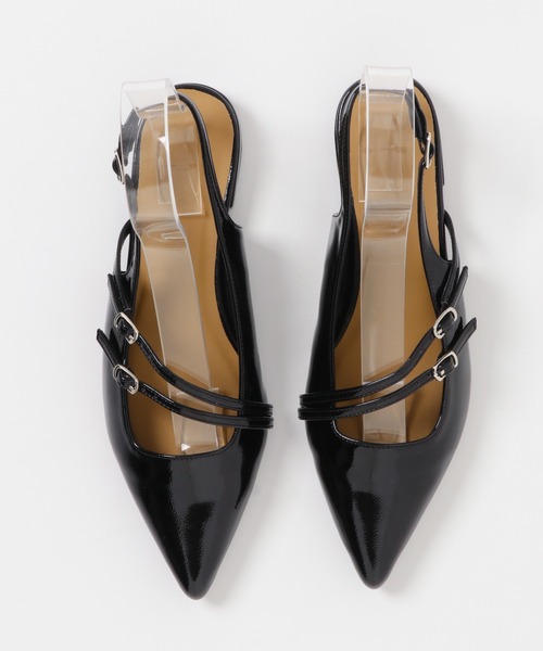 SENSE OF PLACE by URBAN RESEARCH（センスオブプレイスバイアーバンリサーチ）の「ベルトデザインミュール（パンプス・レディース・シルバー/ブラック・LARGE/MEDIUM/SMALL）」の21枚目の写真