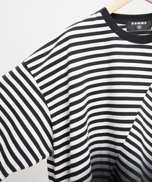 GOMME HOMME(ゴムオム)の「グラデーション切替T(Tシャツ/カットソー・メンズ・ブラック・MEDIUM)」の5枚目の写真