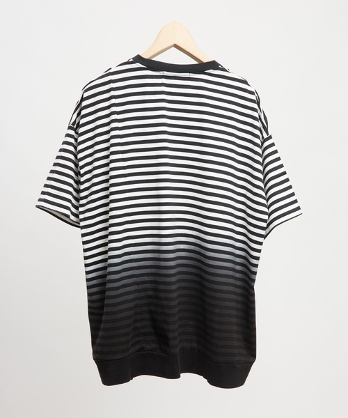 GOMME HOMME(ゴムオム)の「グラデーション切替T(Tシャツ/カットソー・メンズ・ブラック・MEDIUM)」の2枚目の写真