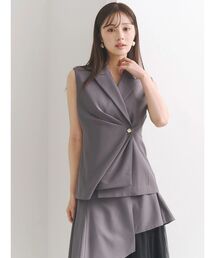 MERCURYDUO（マーキュリーデュオ）の「アシメドレープジレ（ベスト）」