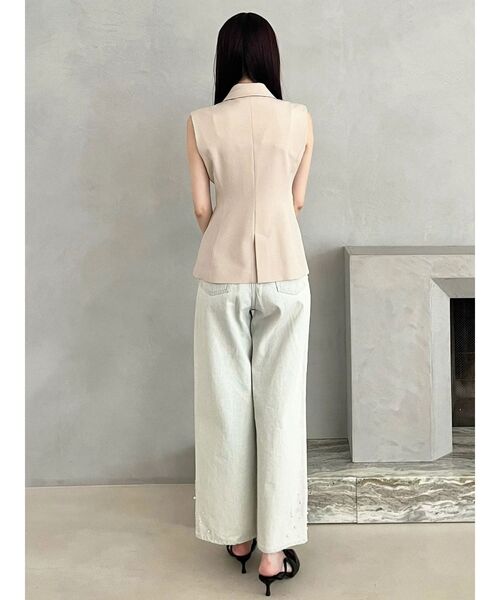 MERCURYDUO(マーキュリーデュオ)の「アシメドレープジレ(ベスト・レディース・グレー/ベージュ・FREE)」の20枚目の写真