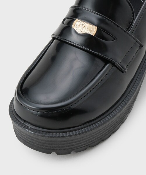 cs T&P(シーエスティーアンドピー)の「厚底コインローファー(パンプス・レディース・ブラック/ブラック系1・L/M/S/LL)」の11枚目の写真