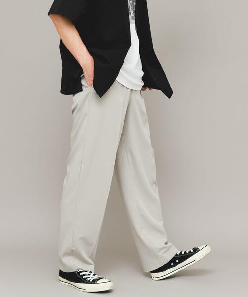 ITEMS URBANRESEARCH(アイテムズ アーバンリサーチ)の「接触冷感 TRテーパードスラックス(その他パンツ・メンズ・ブラック/ネイビー/ベージュ/グレー・SMALL/MEDIUM/LARGE)」の3枚目の写真