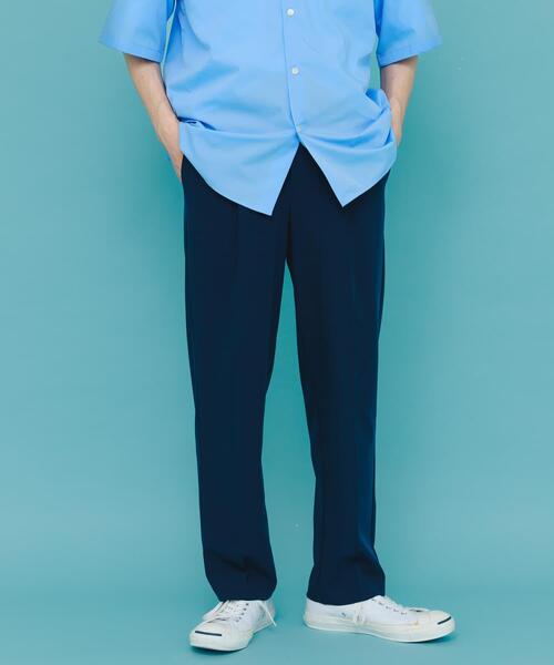 ITEMS URBANRESEARCH(アイテムズ アーバンリサーチ)の「接触冷感 TRテーパードスラックス(その他パンツ・メンズ・ブラック/ネイビー/ベージュ/グレー・SMALL/MEDIUM/LARGE)」の4枚目の写真
