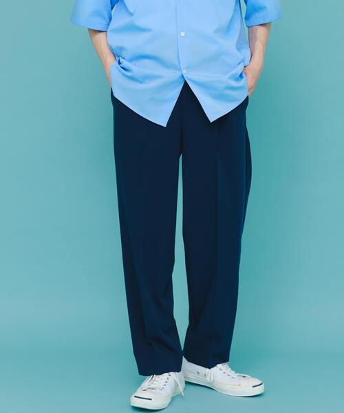 ITEMS URBANRESEARCH(アイテムズ アーバンリサーチ)の「接触冷感 TRテーパードスラックス(その他パンツ・メンズ・ブラック/ネイビー/ベージュ/グレー・SMALL/MEDIUM/LARGE)」の14枚目の写真