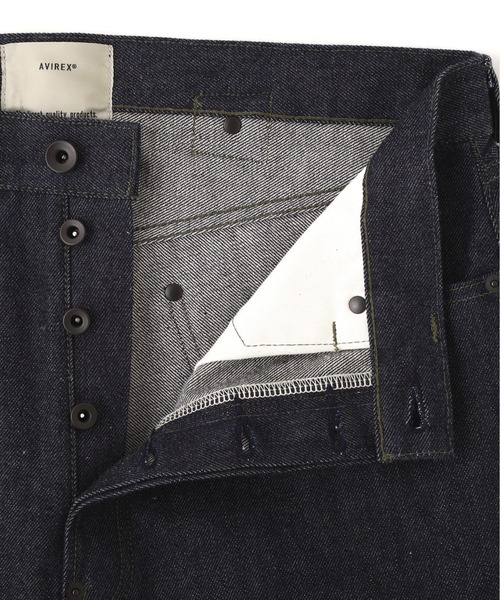 AVIREX（アヴィレックス）の「AVIREX HERITAGE DENIM Type-1 PANTS "NYLON" / アヴィレックス ヘリテージデニム タイプワンパンツ ナイロン（デニムパンツ・メンズ・セージグリーン・30/32/34/38/36）」の21枚目の写真