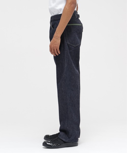 AVIREX（アヴィレックス）の「AVIREX HERITAGE DENIM Type-1 PANTS "NYLON" / アヴィレックス ヘリテージデニム タイプワンパンツ ナイロン（デニムパンツ・メンズ・セージグリーン・30/32/34/38/36）」の7枚目の写真