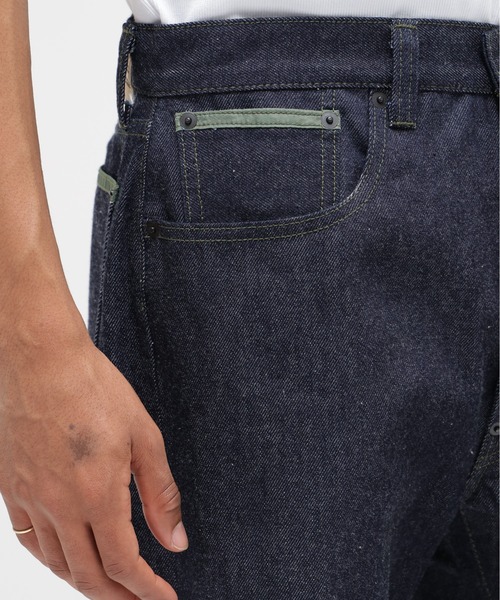AVIREX（アヴィレックス）の「AVIREX HERITAGE DENIM Type-1 PANTS "NYLON" / アヴィレックス ヘリテージデニム タイプワンパンツ ナイロン（デニムパンツ・メンズ・セージグリーン・30/32/34/38/36）」の11枚目の写真