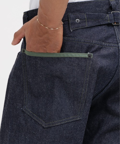 AVIREX（アヴィレックス）の「AVIREX HERITAGE DENIM Type-1 PANTS "NYLON" / アヴィレックス ヘリテージデニム タイプワンパンツ ナイロン（デニムパンツ・メンズ・セージグリーン・30/32/34/38/36）」の14枚目の写真