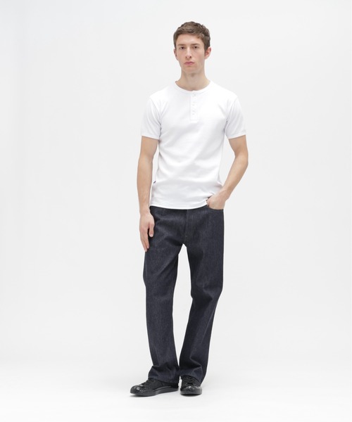 AVIREX（アヴィレックス）の「AVIREX HERITAGE DENIM Type-1 PANTS "NYLON" / アヴィレックス ヘリテージデニム タイプワンパンツ ナイロン（デニムパンツ・メンズ・セージグリーン・30/32/34/38/36）」の4枚目の写真
