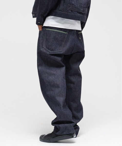 AVIREX（アヴィレックス）の「AVIREX HERITAGE DENIM Type-1 PANTS "NYLON" / アヴィレックス ヘリテージデニム タイプワンパンツ ナイロン（デニムパンツ・メンズ・セージグリーン・30/32/34/38/36）」の18枚目の写真