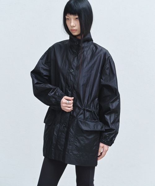 NICK&NICOLE(ニックアンドニコール)の「MINIMAL FIELD JACKET_BLACK(ブルゾン・レディース・その他・FREE)」の4枚目の写真