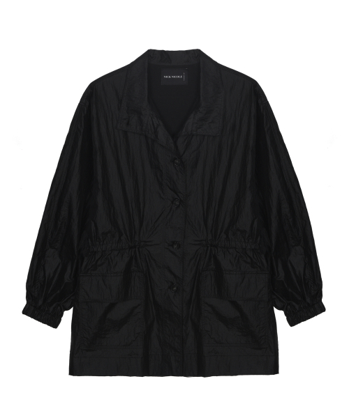 NICK&NICOLE(ニックアンドニコール)の「MINIMAL FIELD JACKET_BLACK(ブルゾン・レディース・その他・FREE)」の3枚目の写真
