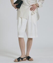 qualite | 【大人が穿ける上品ショート丈／新型登場】リネンライクショートパンツ/セットアップ対応/春服/夏服(その他パンツ)