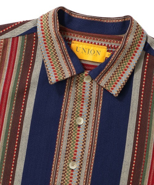 UNION(UNION TOKYO)(ユニオン)の「UNION TOKYO JACQUARD SS SHIRT ユニオントーキョー シャツ(シャツ/ブラウス・メンズ・ネイビー/ベージュ・XL/L/M/S)」の13枚目の写真