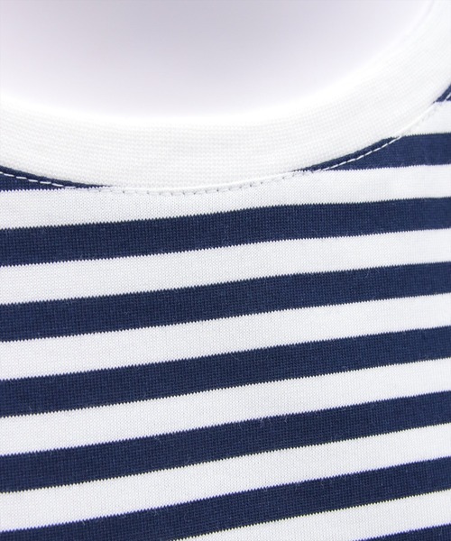 U.S. POLO ASSN.(ユーエスポロアッスン)の「【U.S. POLO ASSN.】clear 別注 ベーシックTシャツ(Tシャツ/カットソー・レディース・ブラック/ピンク/オフホワイト/ホワイト×ネイビー・F)」の11枚目の写真