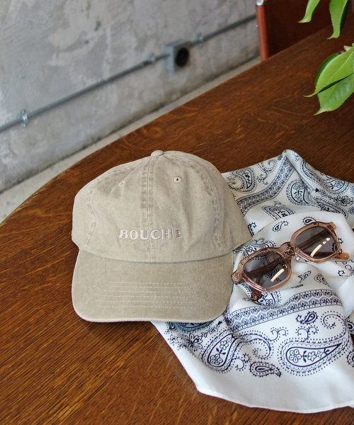 SLOBE IENA（スローブイエナ）の「BOUCHE SLOBE別注 CAP（キャップ・レディース・アイボリー/カーキ・FREE）」の11枚目の写真