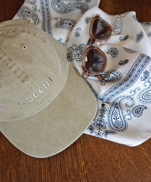 SLOBE IENA（スローブイエナ）の「BOUCHE SLOBE別注 CAP（キャップ・レディース・アイボリー/カーキ・FREE）」の12枚目の写真