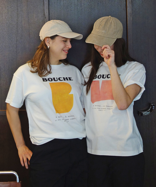 SLOBE IENA（スローブイエナ）の「BOUCHE SLOBE別注 CAP（キャップ・レディース・アイボリー/カーキ・FREE）」の14枚目の写真