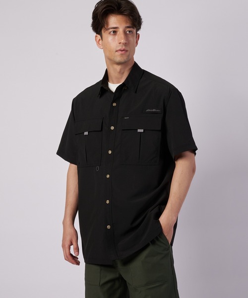 Eddie Bauer(エディーバウアー)の「ガイド 半袖シャツ(シャツ/ブラウス・メンズ・ブラック/ブルー/カーキ・XXL/XL/L/M/S)」の2枚目の写真