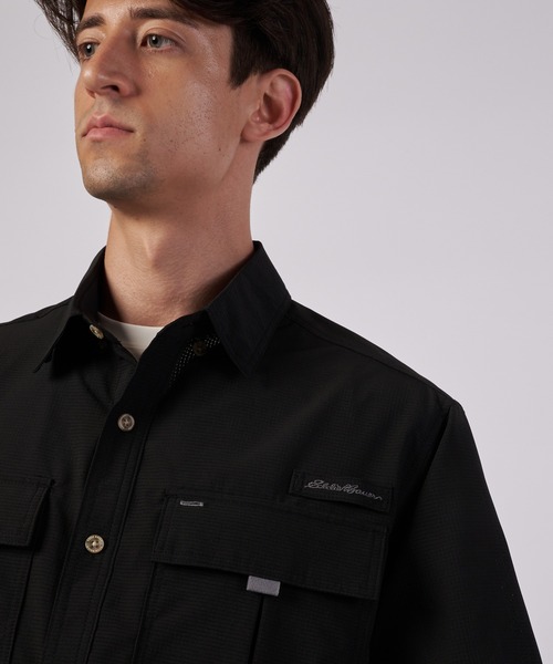 Eddie Bauer(エディーバウアー)の「ガイド 半袖シャツ(シャツ/ブラウス・メンズ・ブラック/ブルー/カーキ・XXL/XL/L/M/S)」の5枚目の写真